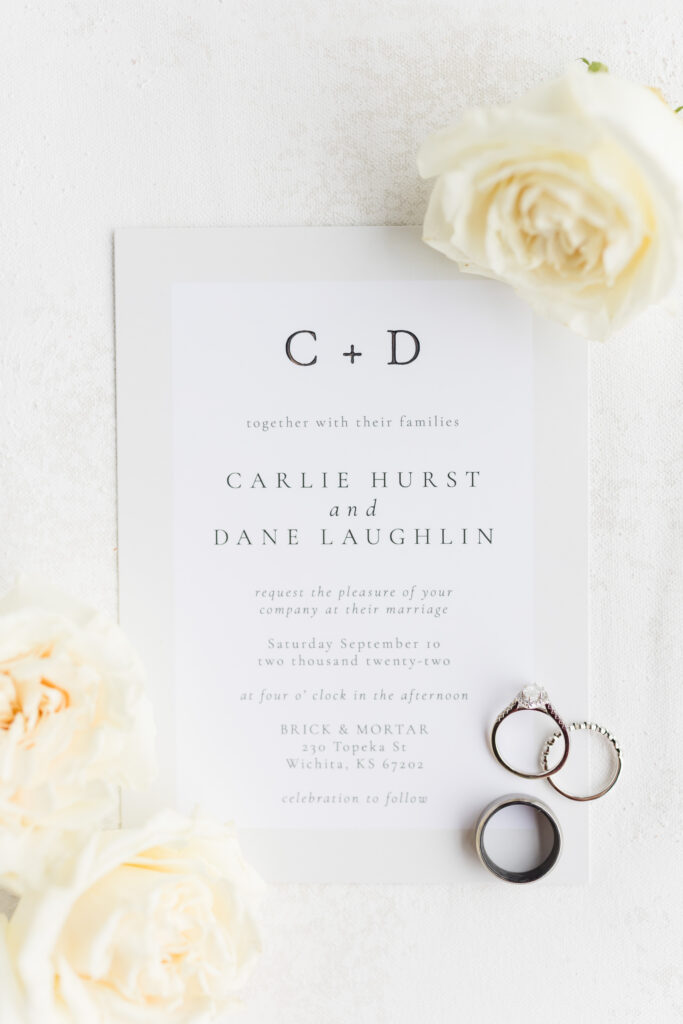 Wedding day details - invitation suite