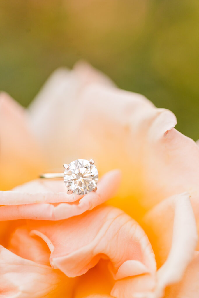 Using your ring to take creative engagement photos