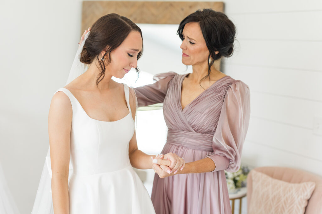 Getting ready for your wedding day with a support system